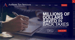 Desktop Screenshot of anthemtaxservices.com