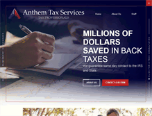 Tablet Screenshot of anthemtaxservices.com